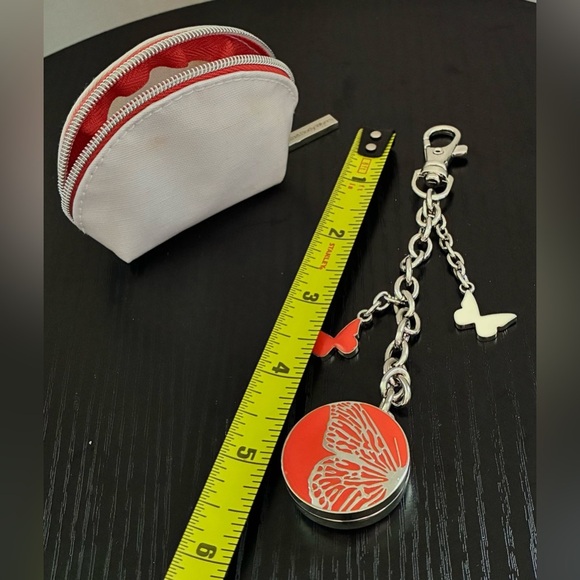 Bath & Bodyworks Limited Edition Butterfly Flower Solid Perfume Charm & Pouch - Picture 7 of 13